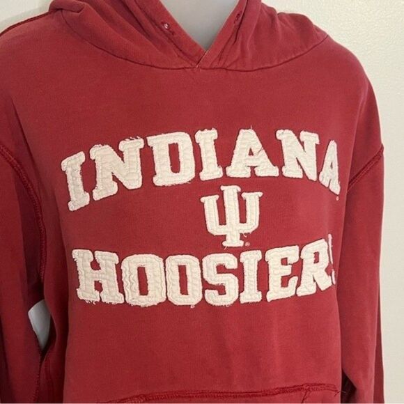 Pressbox Indiana Hoosiers Red Long Sleeve Hoodie Size Large - Picture 3 of 10
